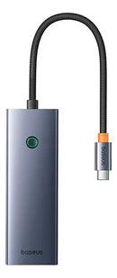 Hub USB-C 5 em 1 Baseus Cinza